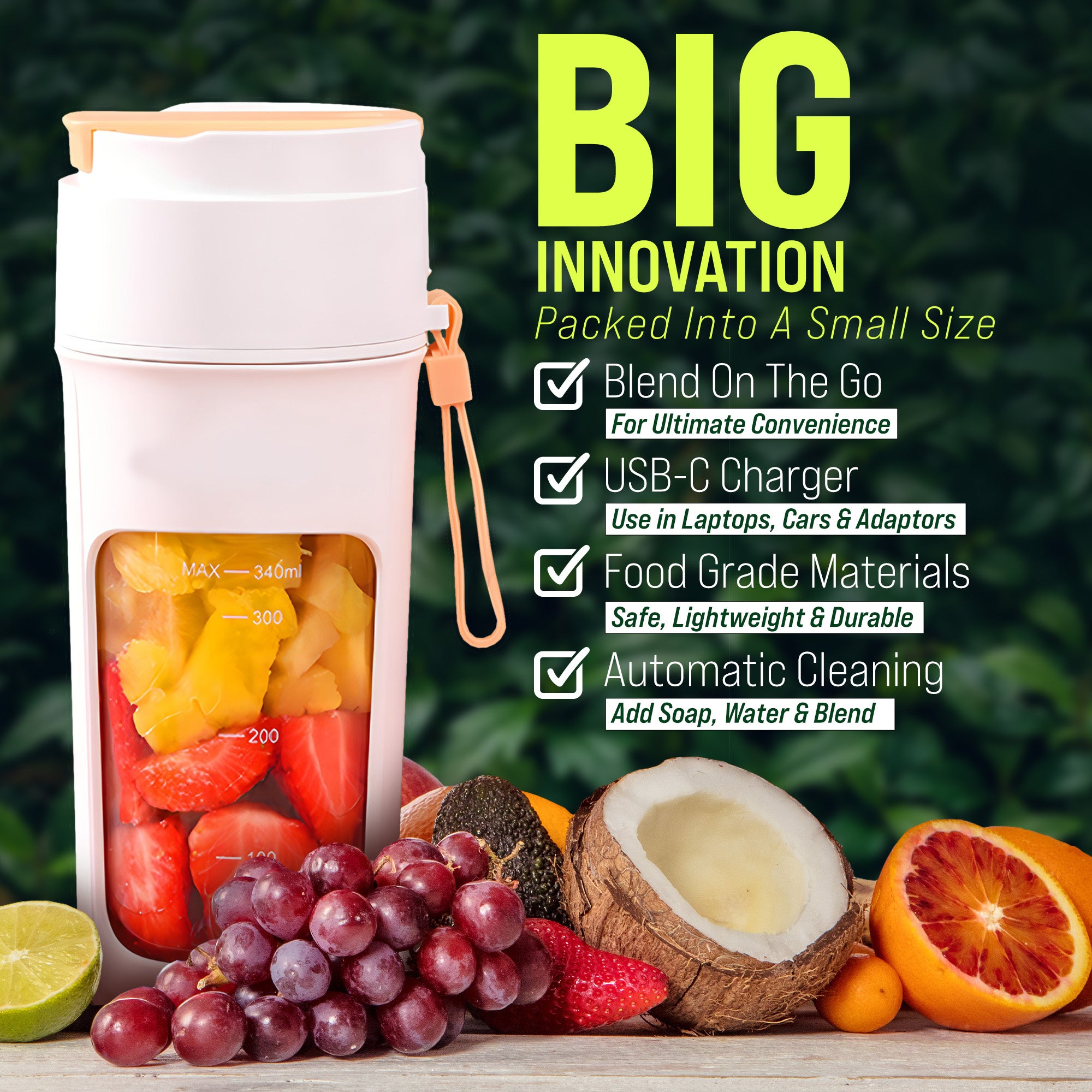 The BlendnGO- The Portable Blender That Makes Health Easy